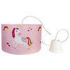 POCOline Pendelleuchte weiß rosa Kunststoff Stoff H/D: ca. 120x30 cm E27 1 Brennstellen Pendelleuchte_Einhorn - weiß/rosa (30,00/120,00cm) - POCOline