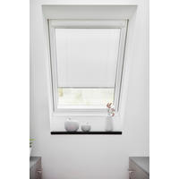 Plissee für Dachfenster weiß B/L: ca. 95,3x122 cm Plissee_für_Dachfenster_Haftfix - weiß (95,30/122,00cm) - LICHTBLICK