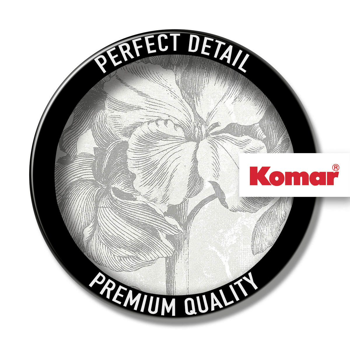 Komar Fototapete Barock Beauty D: ca. 125 cm Barock Beauty - (125,00cm) - Komar