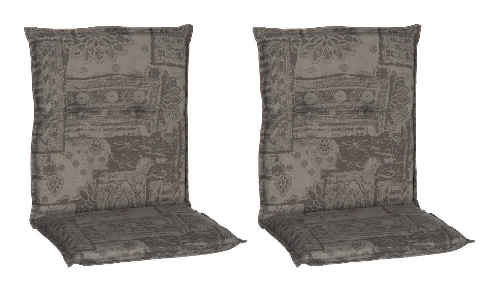 Beo Saumauflage für Niederlehner Boa Vista grau Polyester-Mischgewebe B/H/L: ca. 50x6x101 cm 2er Set Boa Vista - grau (101,00/50,00/6,00cm) - Beo