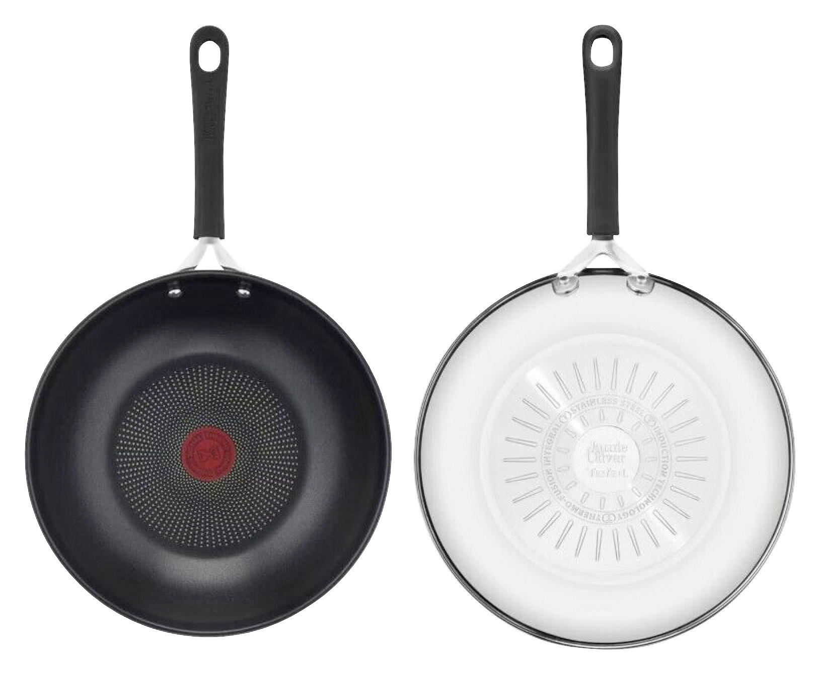 Wokpfanne silber Edelstahl Wokpfanne_Jamie-Oliver-Wok_Tefal - silber