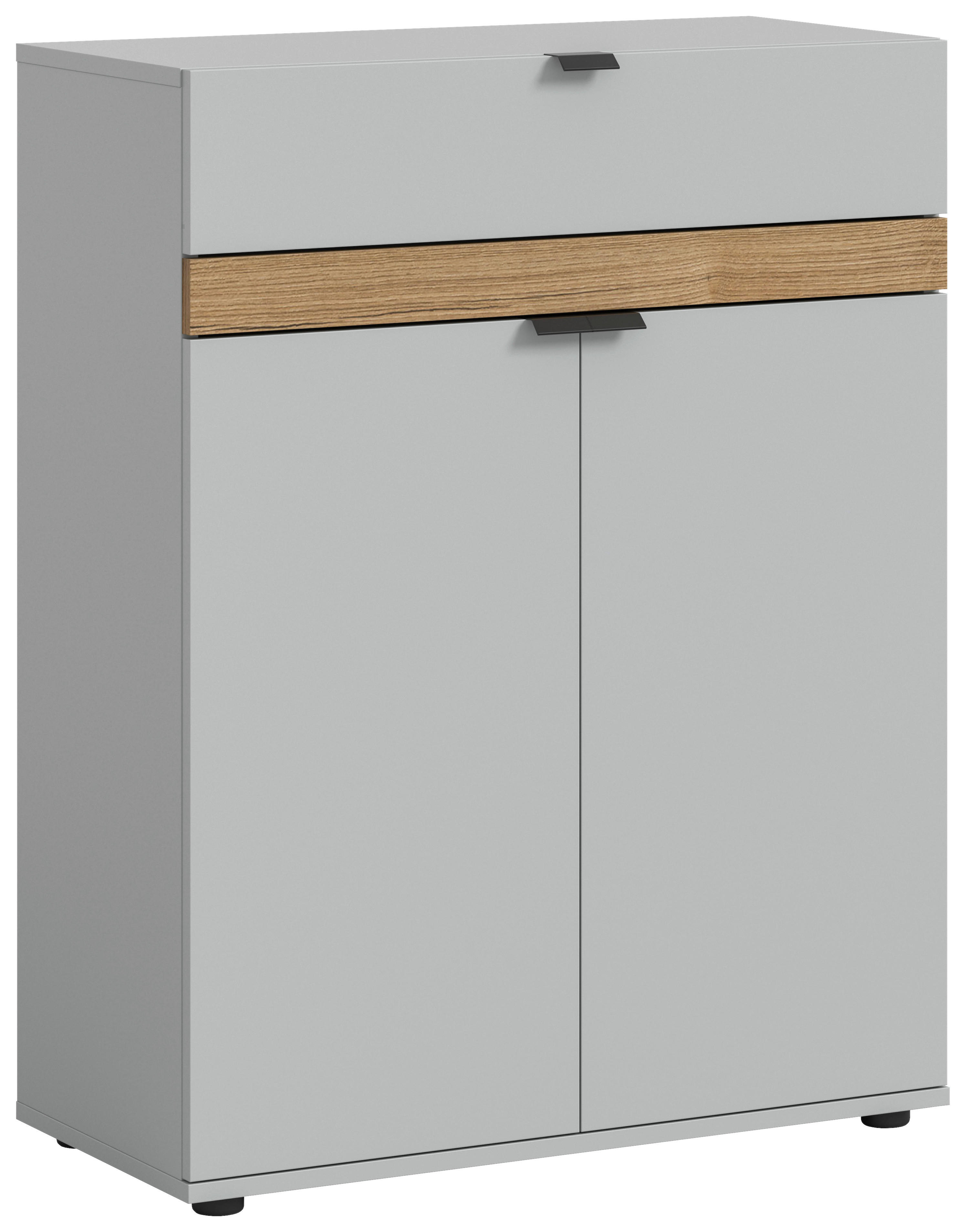 Schuhkommode Naro weiß Evoke Oak Nachbildung B/H/T: ca. 75x98x37 cm Naro - weiß (75,00/98,00/37,00cm) - xonox.home