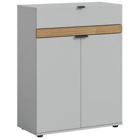 Schuhkommode Naro weiß Evoke Oak Nachbildung B/H/T: ca. 75x98x37 cm Naro - weiß (75,00/98,00/37,00cm) - xonox.home