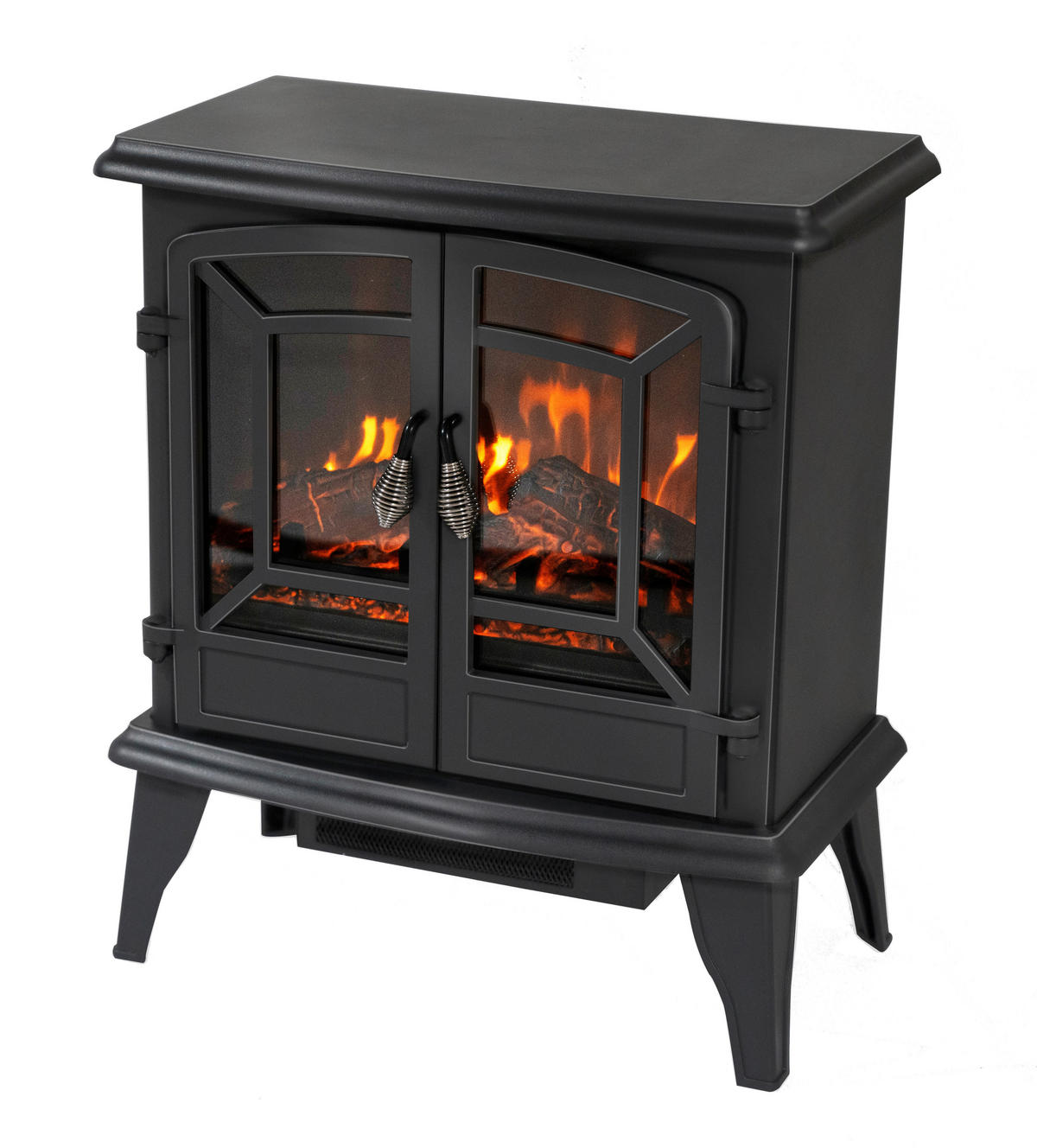 Elektrokamin schwarz B/H/L: ca. 51x59x28 cm ca. 1800 W Narvik - schwarz (28,00/51,00/59,00cm)
