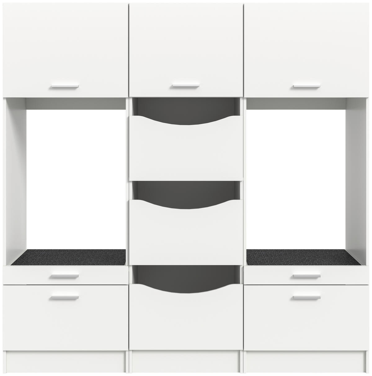 Waschmaschinenumbauschrank Free weiß B/H/T: ca. 192x195x68 cm Free - weiß (192,00/195,00/68,00cm) - xonox.home