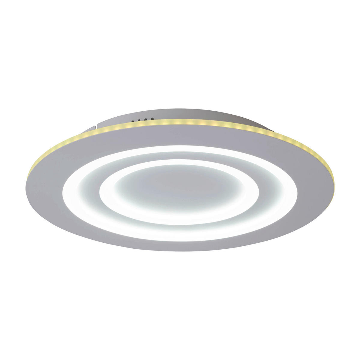 Näve Leuchten LED-Deckenleuchte weiß Metall Kunststoff B/H/T/D: ca. 50x6x50x50 cm MIREL - weiß (50,00/6,00/50,00cm) - Näve Leuchten