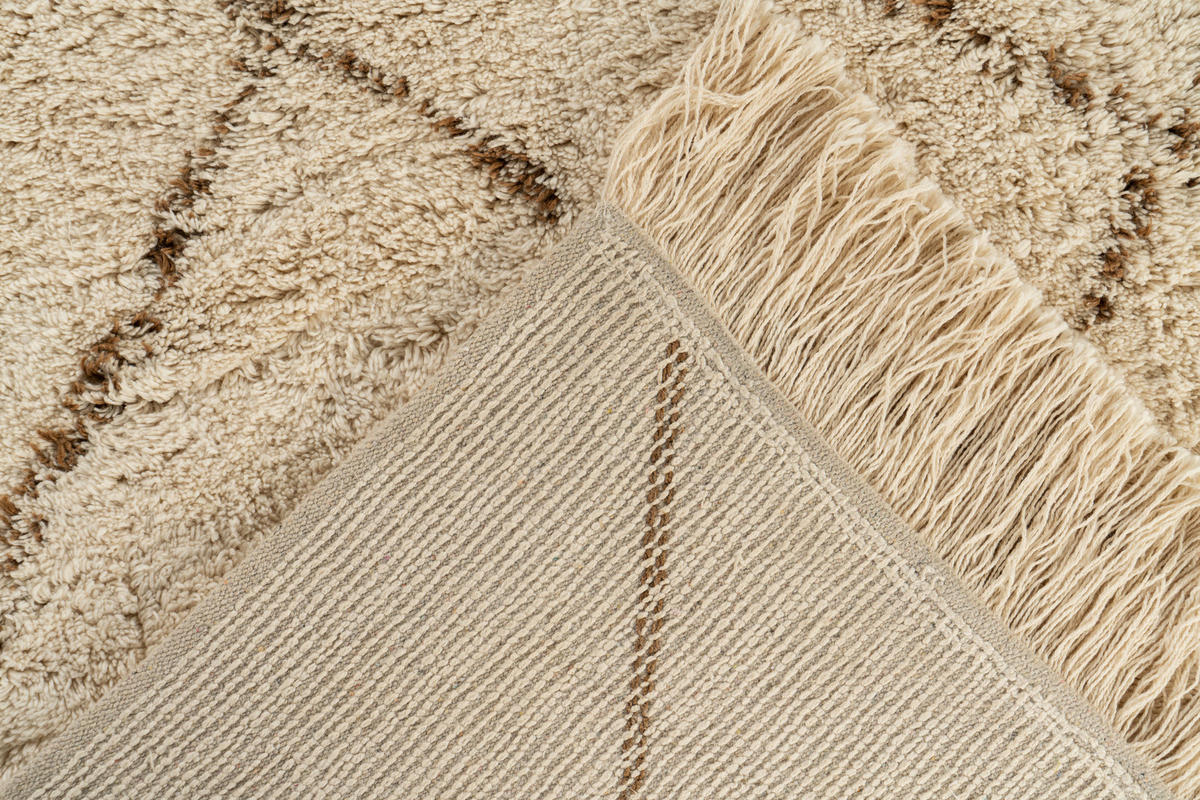 360Living Teppich Mylen creme B/L: ca. 160x230 cm Mylen - braun/creme (160,00/230,00cm) - 360Living