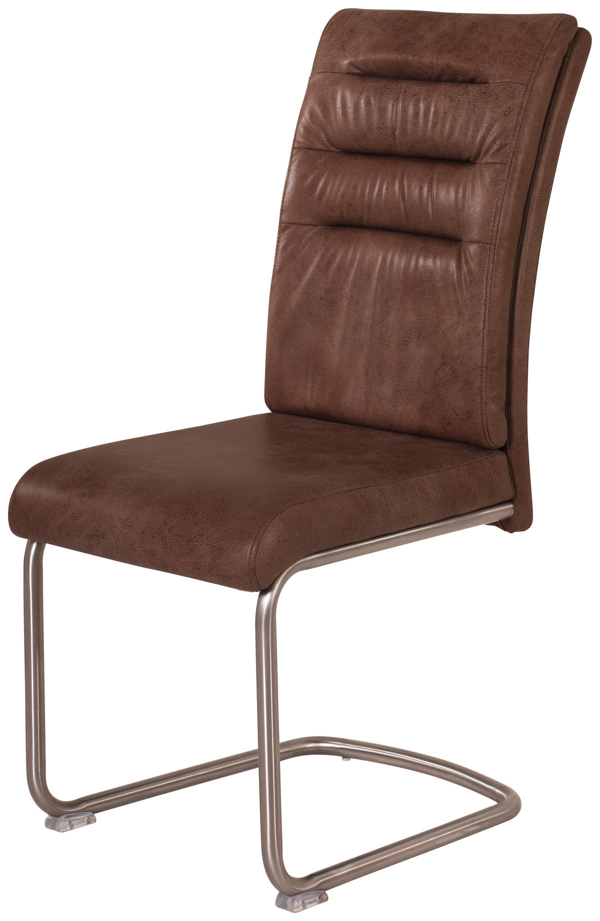 Schwingstuhl Paula 4er Set braun Schlamm Microfaser B/H/T: ca. 45x102x65 cm Paula 4er Set - braun (45,00/102,00/65,00cm) - Hela