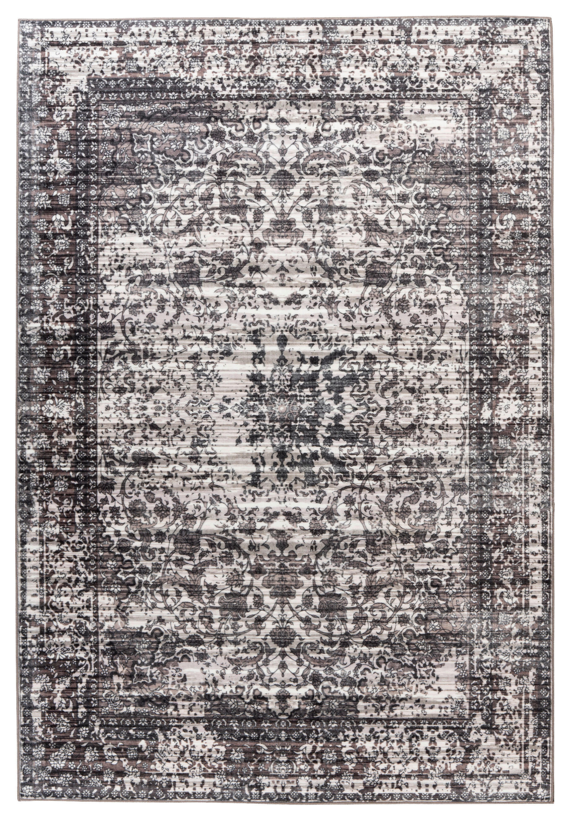 360Living Teppich Saphira grau B/L: ca. 120x170 cm Saphira - grau (120,00/170,00cm) - 360Living