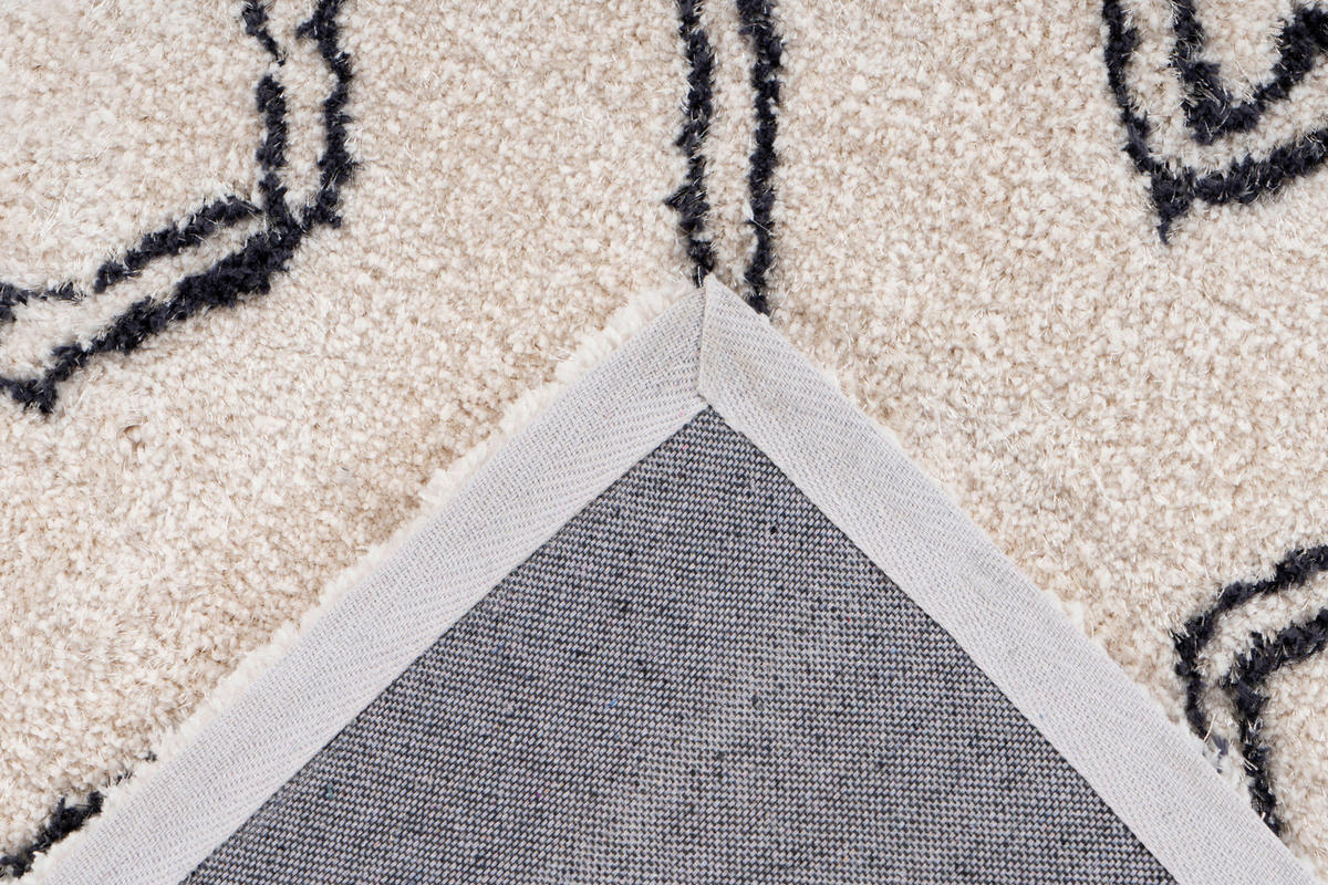 360Living Teppich elfenbein B/L: ca. 80x150 cm Teppich_Orlando 200 80 x 150cm - elfenbein (80,00/150,00cm) - 360Living