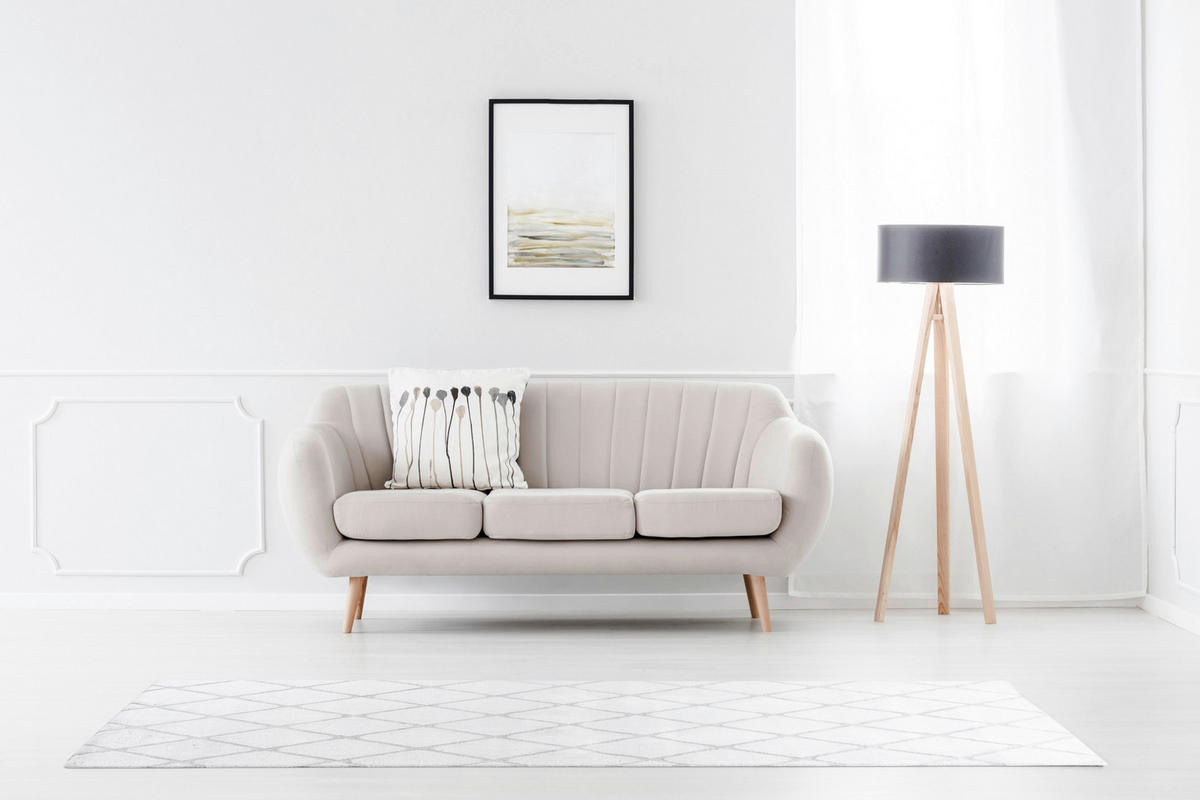 360Living Teppich Vivica creme B/L: ca. 80x250 cm Vivica - weiß/creme (80,00/250,00cm) - 360Living