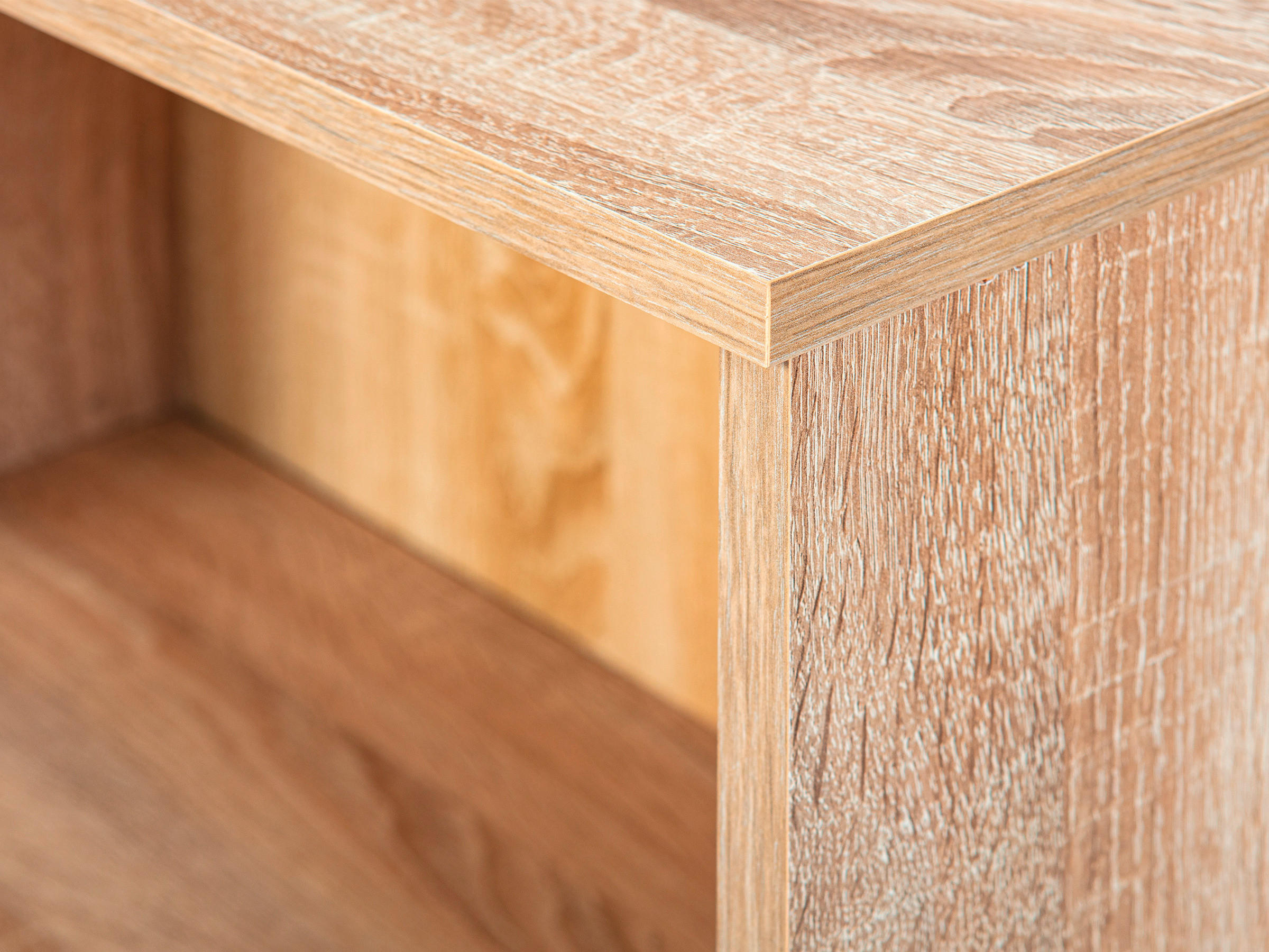 Regal Parini 4 Eiche Sonoma Nachbildung B/H/T: ca. 60x180x30 cm Parini 4 - Eiche (60,00/180,00/30,00cm) - Inter Link