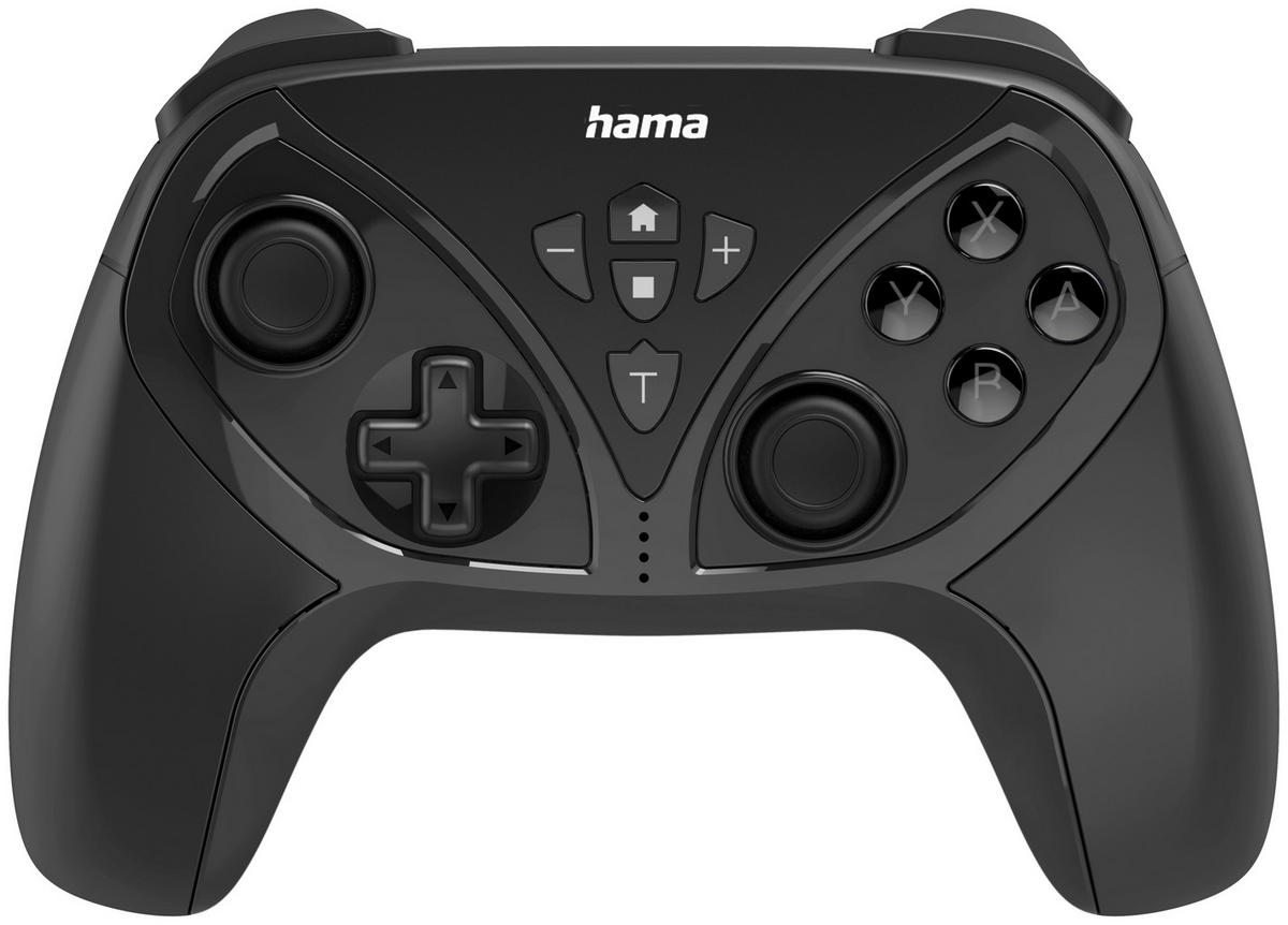 HAMA Bluetooth-ControllerNintendo Switch schwarz Nintendo Switch - schwarz (6,60/14,20/17,50cm) - HAMA