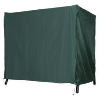 Outsunny Abdeckung für Hollywoodschaukel dunkelgrün Polyester-Mischgewebe B/H/L: ca. 114x152x177 cm Abdeckung_Hollywoodschaukel - dunkelgrün (177,00/114,00/152,00cm) - Outsunny
