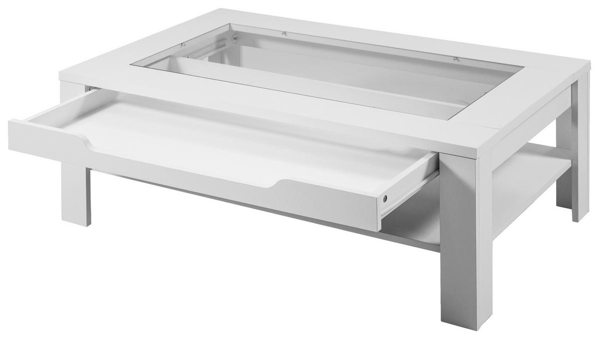 Couchtisch RALPH weiß B/H/T: ca. 110x43x67 cm RALPH - weiß (110,00/43,00/67,00cm) - byLIVING