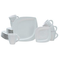 CreaTable Kaffeeservice Melbourne creme Porzellan 18 tlg. Melbourne - creme - CreaTable