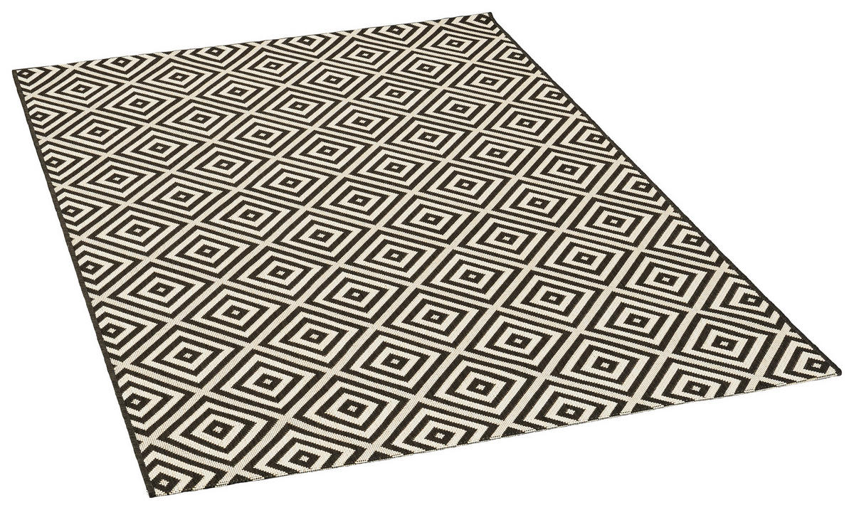 In-/Outdoor-Teppich Ambiente schwarz B/L: ca. 160x230 cm Ambiente - schwarz (160,00/230,00cm)
