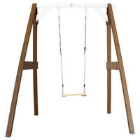 AXI Einzelschaukel braun B/H/L: ca. 181x207x160 cm Einzelschaukel - braun/weiß (160,00/181,00/207,00cm) - AXI