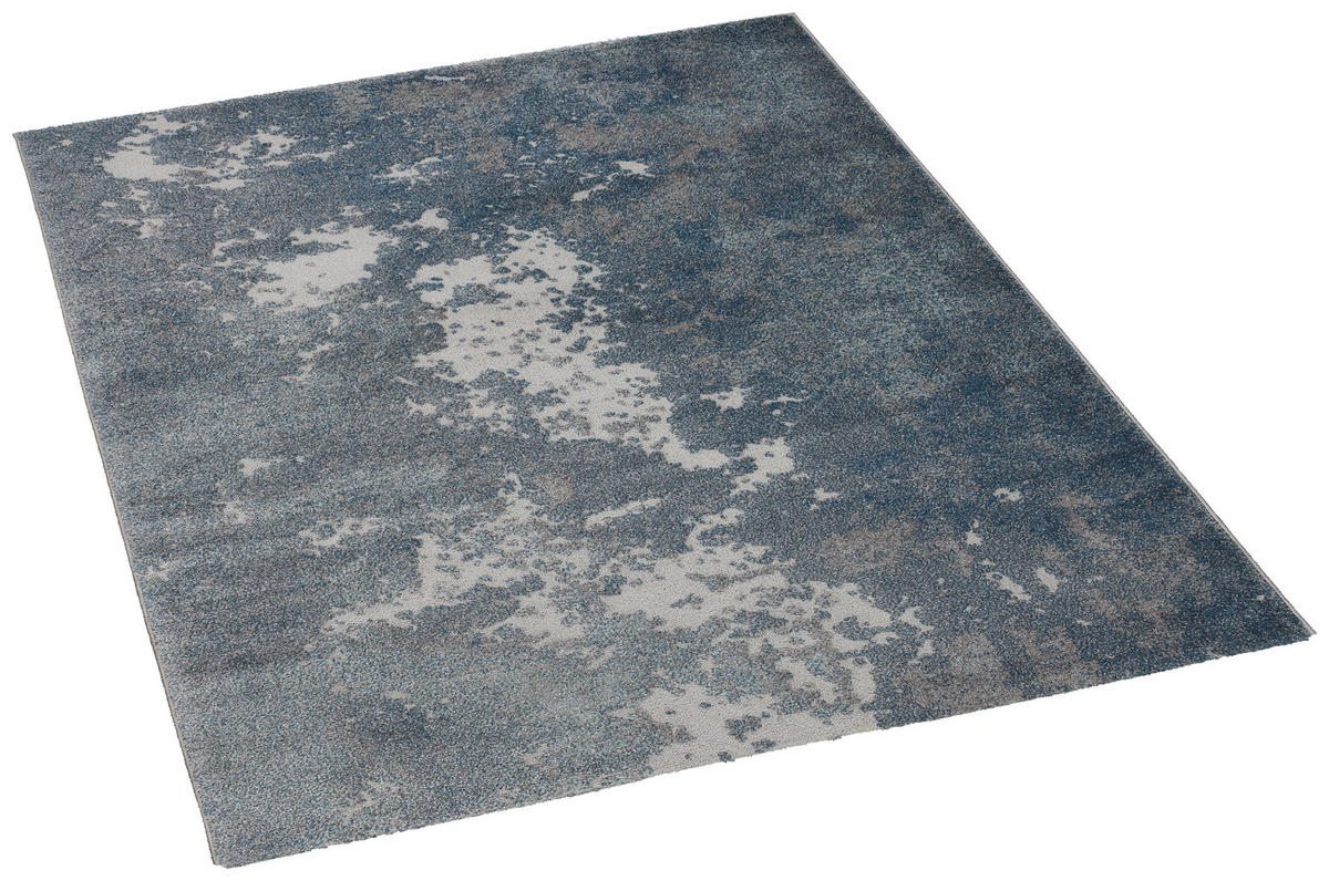 Teppich Mumbai grau B/L: ca. 80x150 cm Mumbai - blau/grau (80,00/150,00cm)