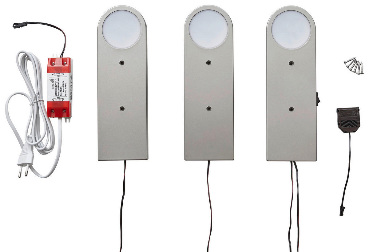 Westermann Unterbaubeleuchtung L100900-69 Edelstahl B/H/T: ca. 75x1,3x24 cm L100900-69 - weiß (75,00/1,30/24,00cm) - Westermann