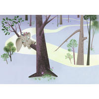 Komar Fototapete Dumbo Sleep on Tree IADX8-044 B/H: ca. 400x280 cm Dumbo Sleep on Tree IADX8-044 - (400,00/280,00cm) - Komar