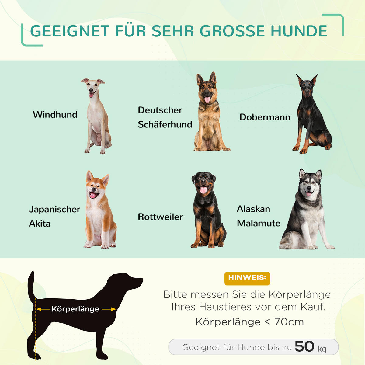 PawHut Hunde-Zubehör grau Edelstahl B/H/L: ca. 92x122x108 cm Hundebett - schwarz/grau (108,00/92,00/122,00cm) - PawHut