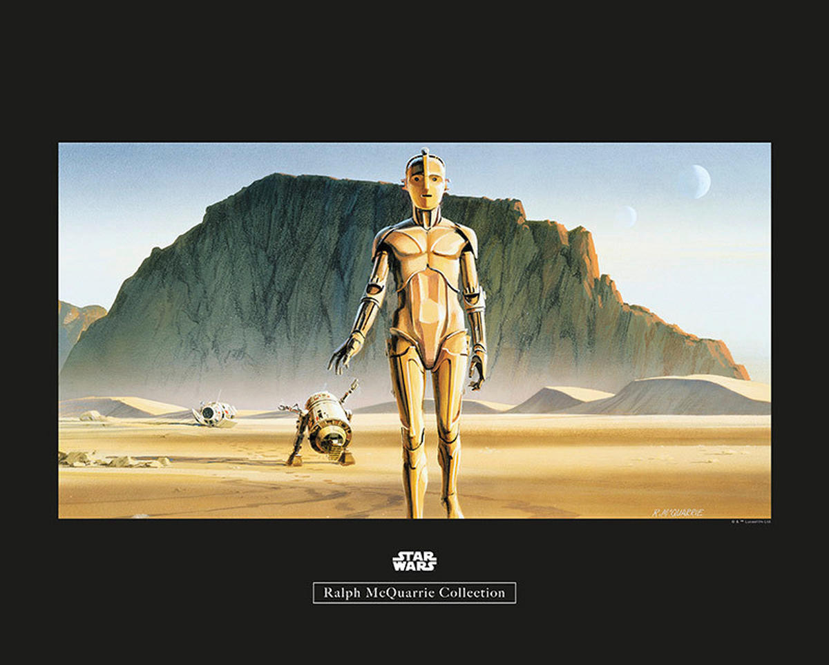 Komar Poster Star Wars Classic RMQ Droids Star Wars - Classic B/L: ca. 50x40 cm Star Wars Classic RMQ Droids - (50,00/40,00cm) - Komar