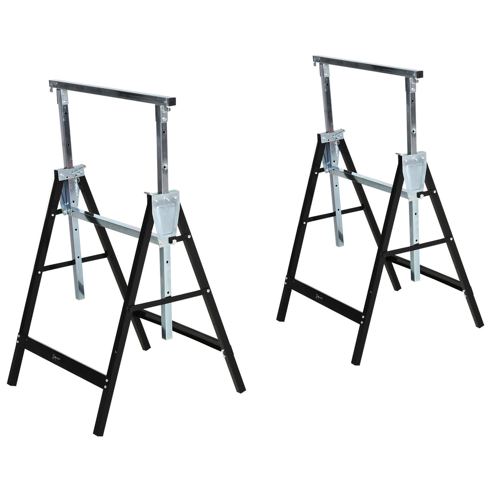 Werkstatt-Zubehör schwarz B/H/L: ca. 56x68x80 cm Gerüstbock - schwarz (80,00/56,00/68,00cm) - DURHAND