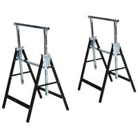 Werkstatt-Zubehör schwarz B/H/L: ca. 56x68x80 cm Gerüstbock - schwarz (80,00/56,00/68,00cm) - DURHAND