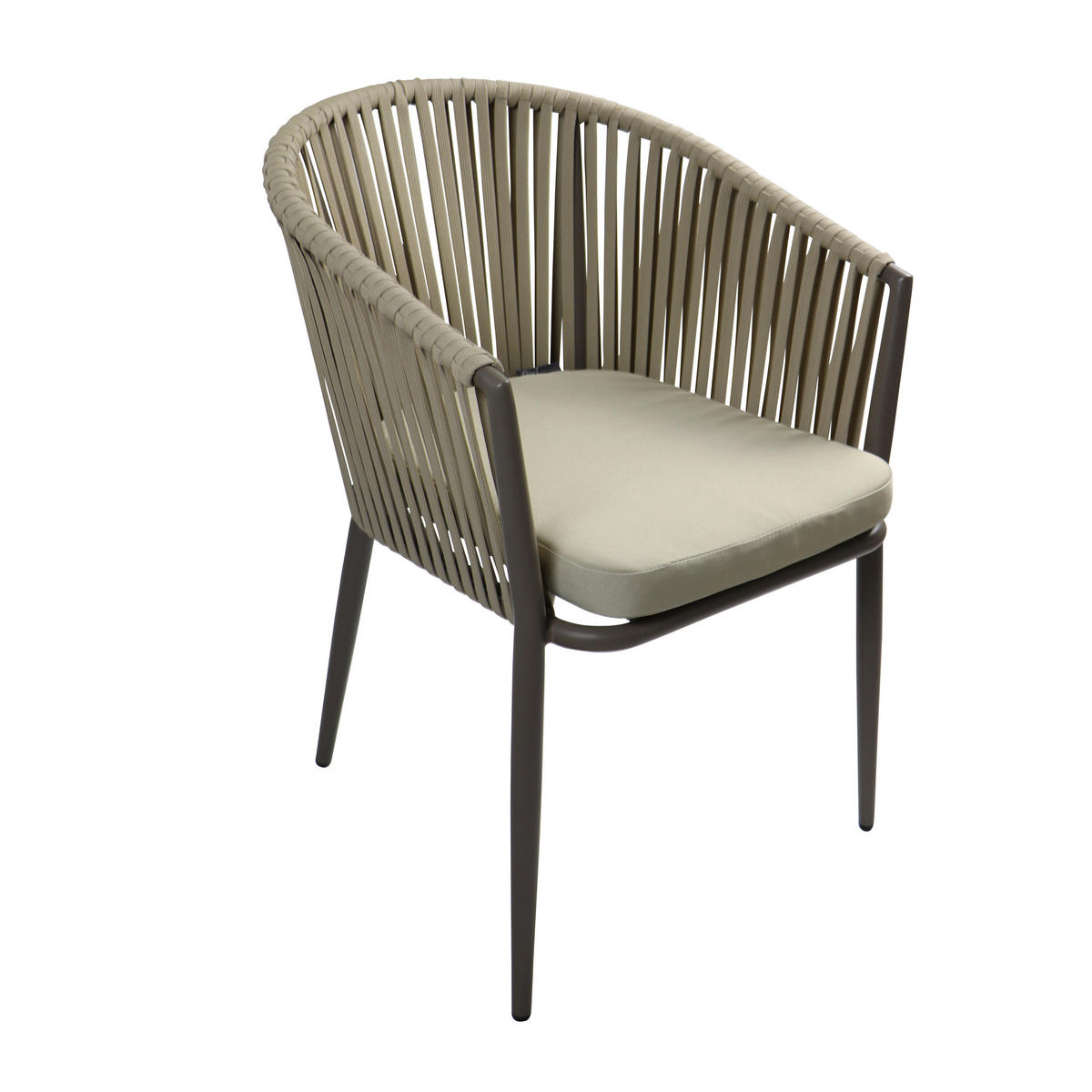 AXI Outdoor Living Gartensitzgruppe Resi taupe Metall B/H/L: ca. 100x79x200 cm Resi - taupe (200,00/100,00/79,00cm) - AXI Outdoor Living