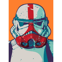 Komar Poster Mandalorian Pop Art Stormtrooper Disney B/L: ca. 50x70 cm Mandalorian Pop Art Stormtrooper - (50,00/70,00cm) - Komar