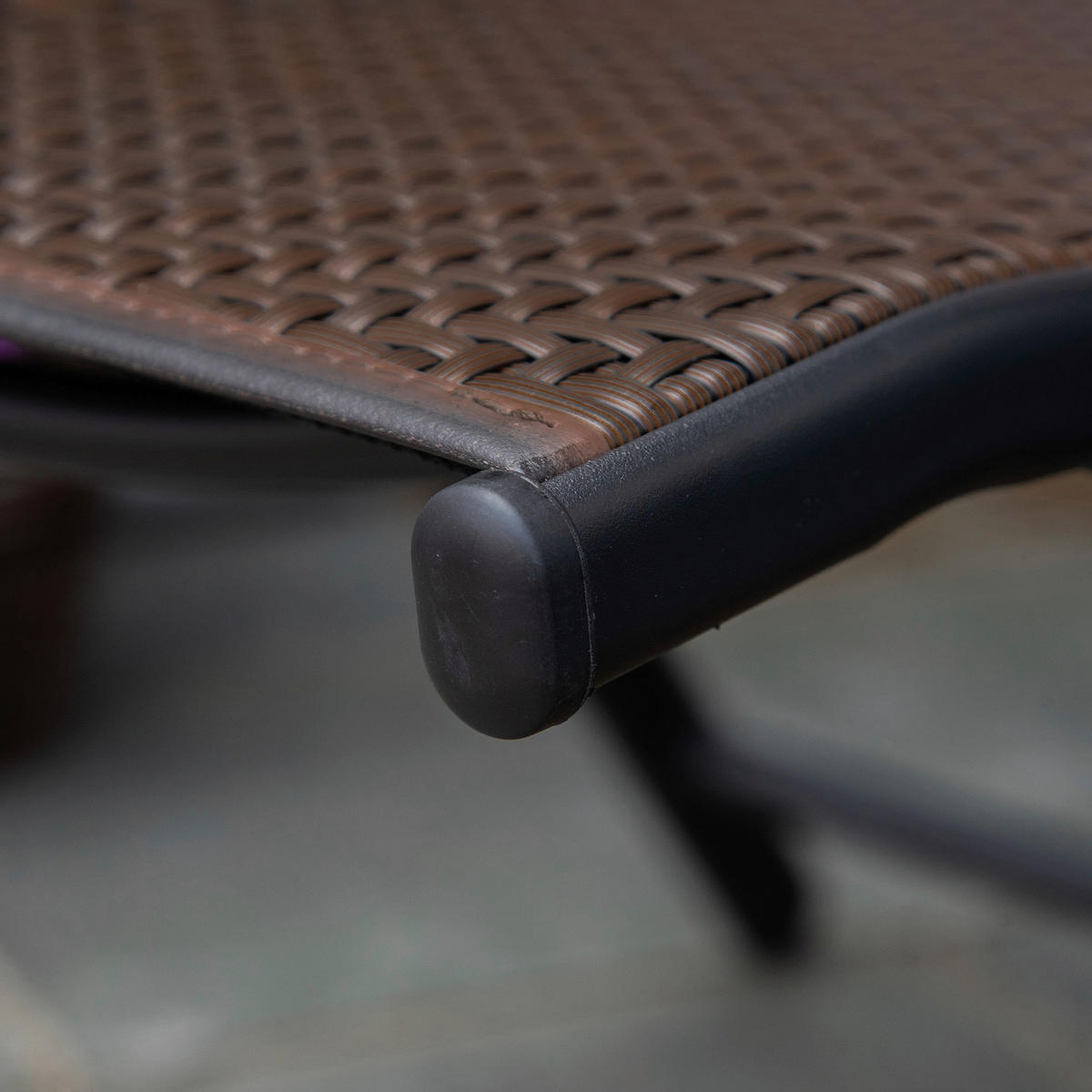 Outsunny Klappsessel braun Polyrattan B/H/L: ca. 71x111x58 cm Klappsessel - braun/schwarz (58,00/71,00/111,00cm) - Outsunny