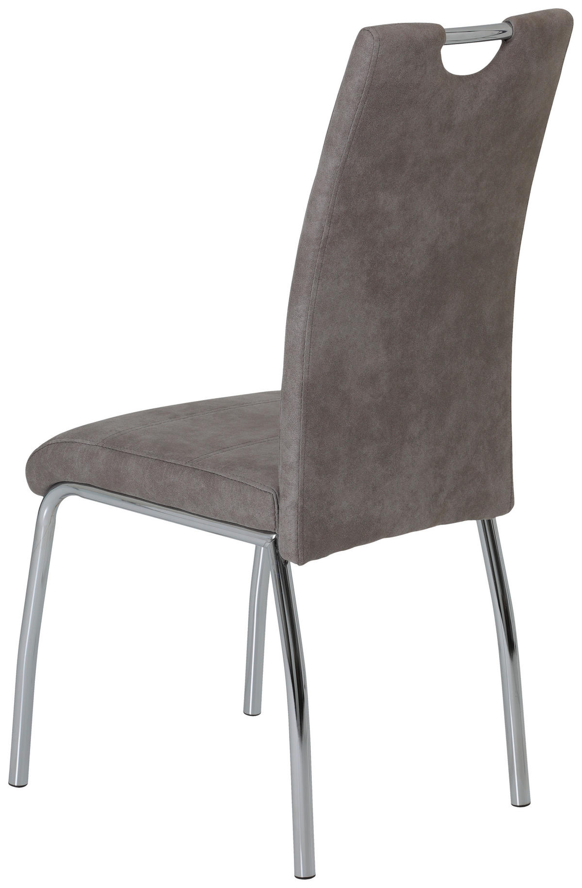 Stuhl Susi 4er Set grau Vintage Microfaser B/H/T: ca. 44x98x61 cm Susi 4er Set - grau (44,00/98,00/61,00cm) - Hela