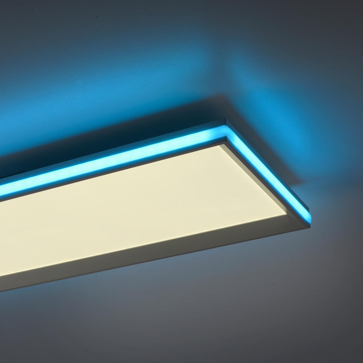 Just Light LED-Deckenleuchte GALACTICA 15557-16 weiß Kunststoff B/H/T: ca. 25x6x100 cm 2 Brennstellen GALACTICA - weiß (25,00/6,00/100,00cm) - Just Light