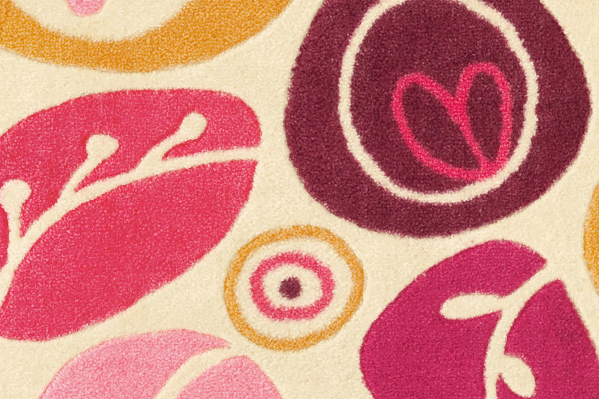 Arte Espina Kurzflorteppich Living Mat 5 mehrfarbig B/L: ca. 64x168 cm Living Mat 5 - rot/mehrfarbig (64,00/168,00cm) - Arte Espina