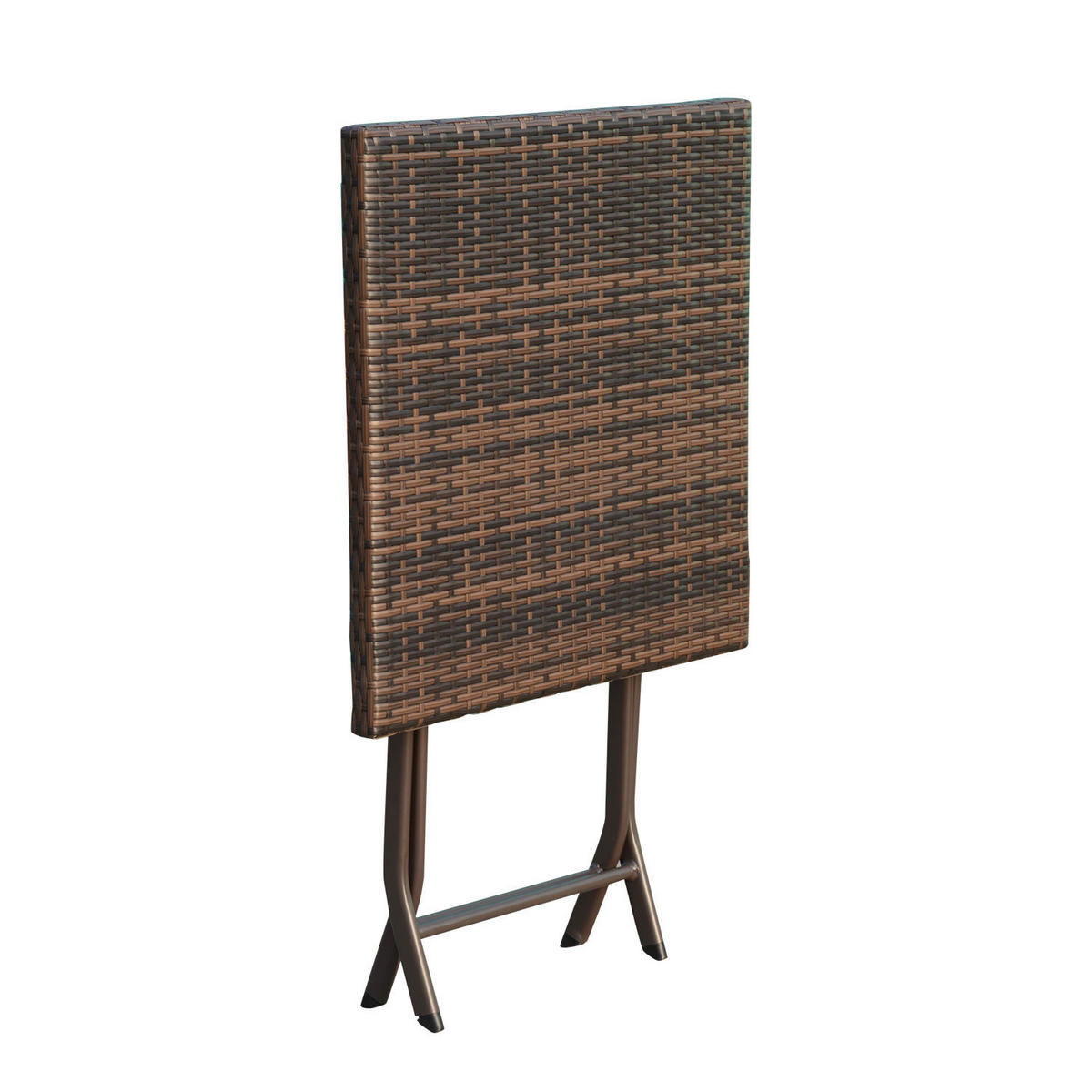 Outsunny Balkonset café braun Polyrattan Balkonset_3tlg. - café braun - Outsunny