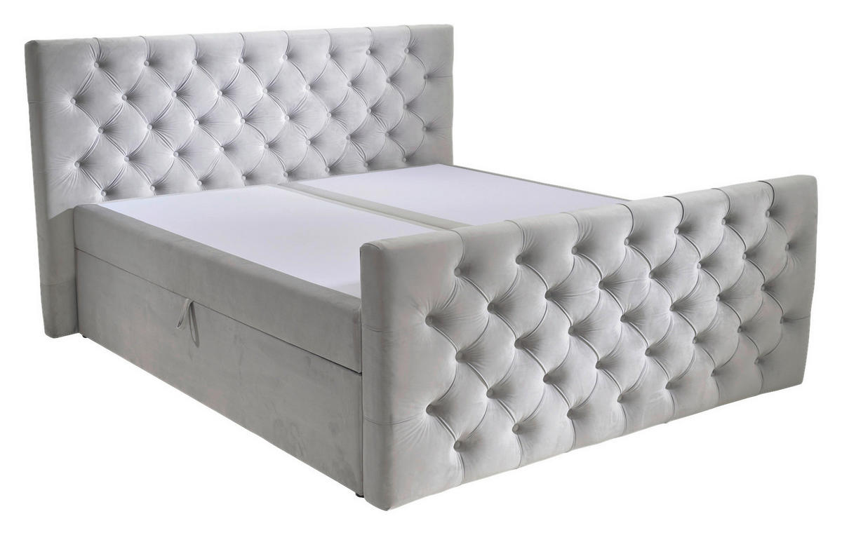 Boxbett Glow Silbergrau Glow - Silbergrau (200,00/117,00/224,00cm)
