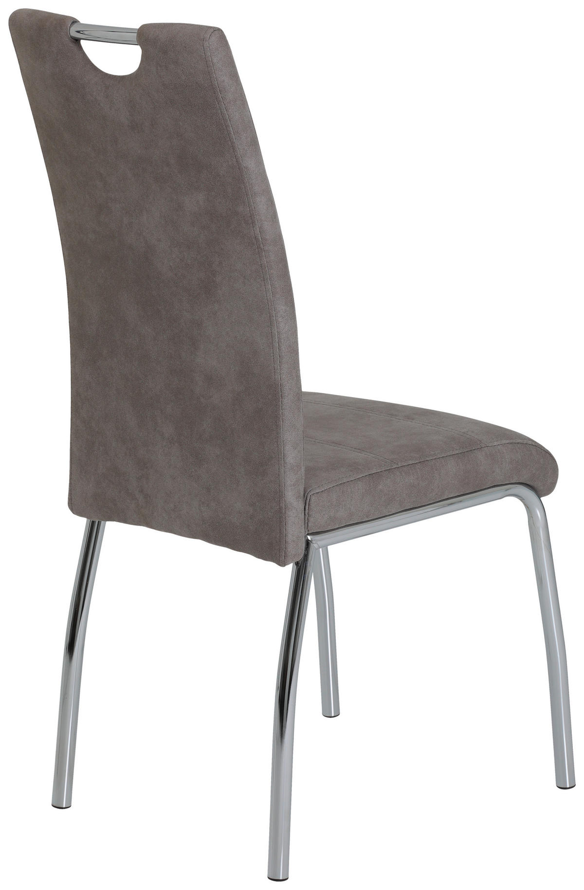 Stuhl Susi 4er Set grau Vintage Microfaser B/H/T: ca. 44x98x61 cm Susi 4er Set - grau (44,00/98,00/61,00cm) - Hela