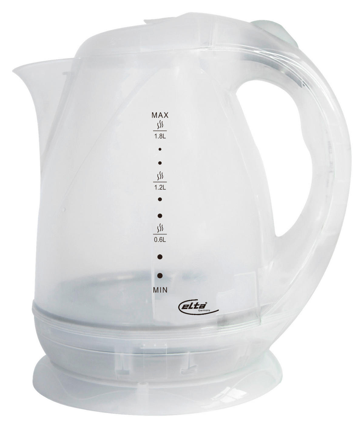 Elta Camping-Wasserkocher WK-2200.11 transparent Kunststoff ca. 1,8 l Camping-Wasserkocher - transparent (1,80l) - Elta
