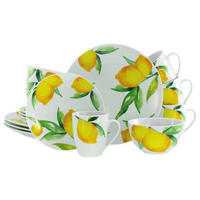 CreaTable Kombiservice Luna multicolor Porzellan 16 tlg. Luna - multicolor - CreaTable