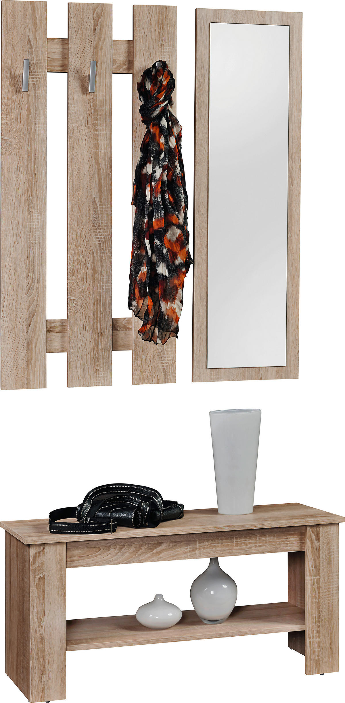 Garderobenset Lupo Eiche Sonoma Nachbildung B/H/T: ca. 90x154x33 cm Lupo - Eiche (90,00/154,00/33,00cm)