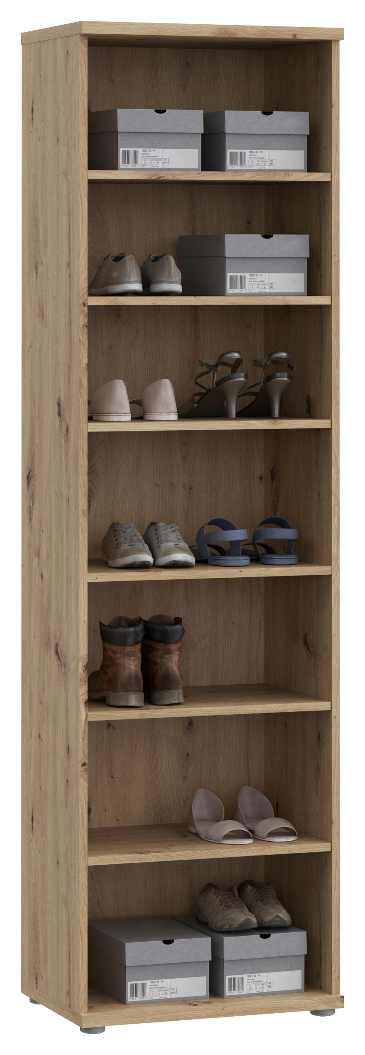 Mehrzweckschrank  Eiche Artisan Nachbildung B/H/T: ca. 50x179x35 cm Jet_Mehrzweckschrank MS165-D78 - Eiche (50,00/179,00/35,00cm)