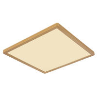GLOBO LED-Deckenleuchte messing Opal Kunststoff B/H/T: ca. 29,4x2,5x29,4 cm SAPANA - messing/Opal (29,40/2,50/29,40cm) - GLOBO