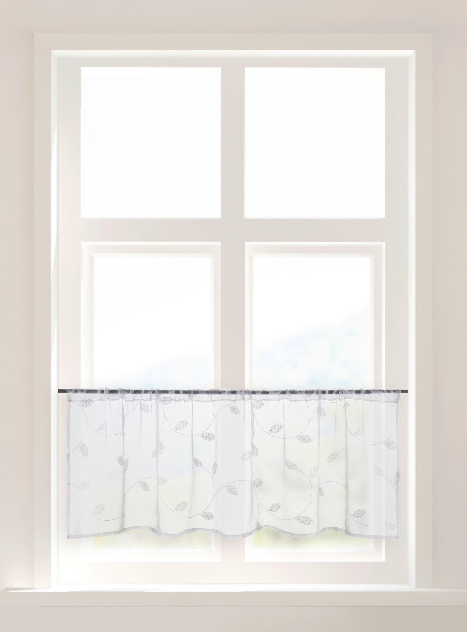 Scheibengardine Shary weiß B/L: ca. 45x145 cm Shary - weiß (45,00/145,00cm) - CASA CREATION