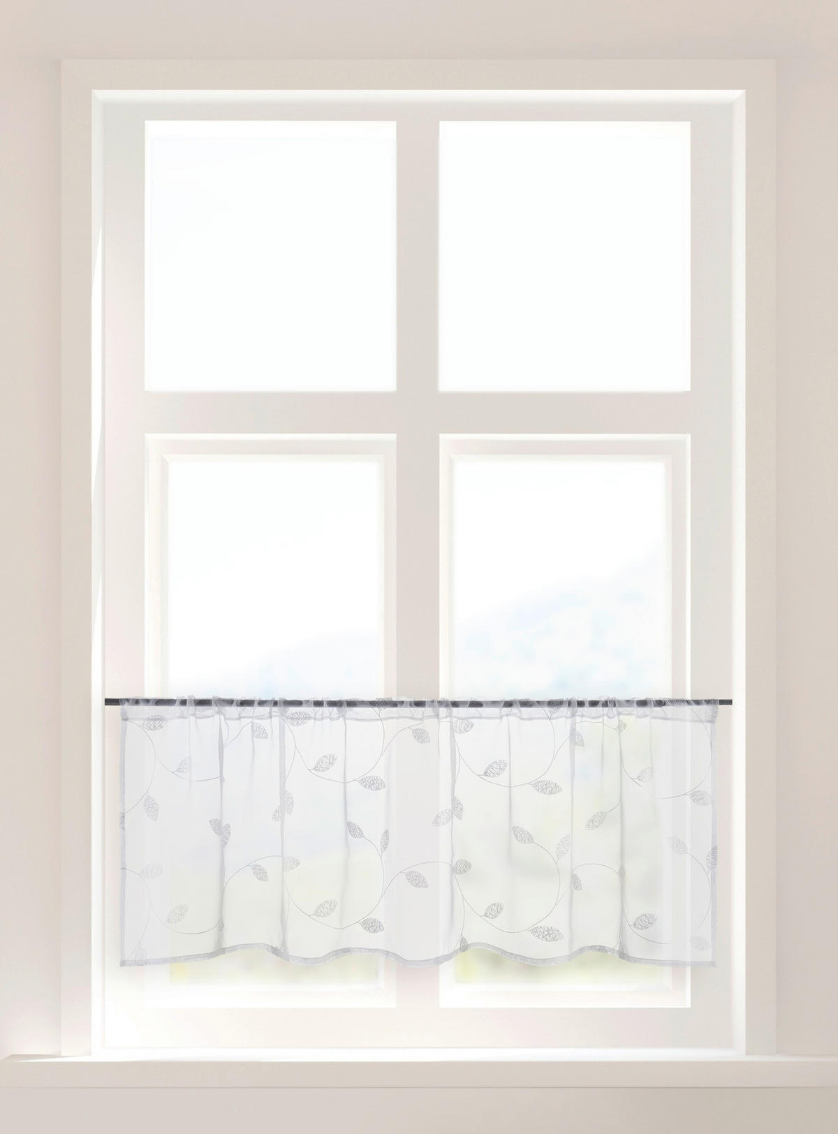 Scheibengardine Shary weiß B/L: ca. 45x145 cm Shary - weiß (45,00/145,00cm) - CASA CREATION