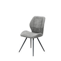 Stuhl New York grau Microfaser B/H/T: ca. 51x87x55 cm New York - schwarz/grau (51,00/87,00/55,00cm)