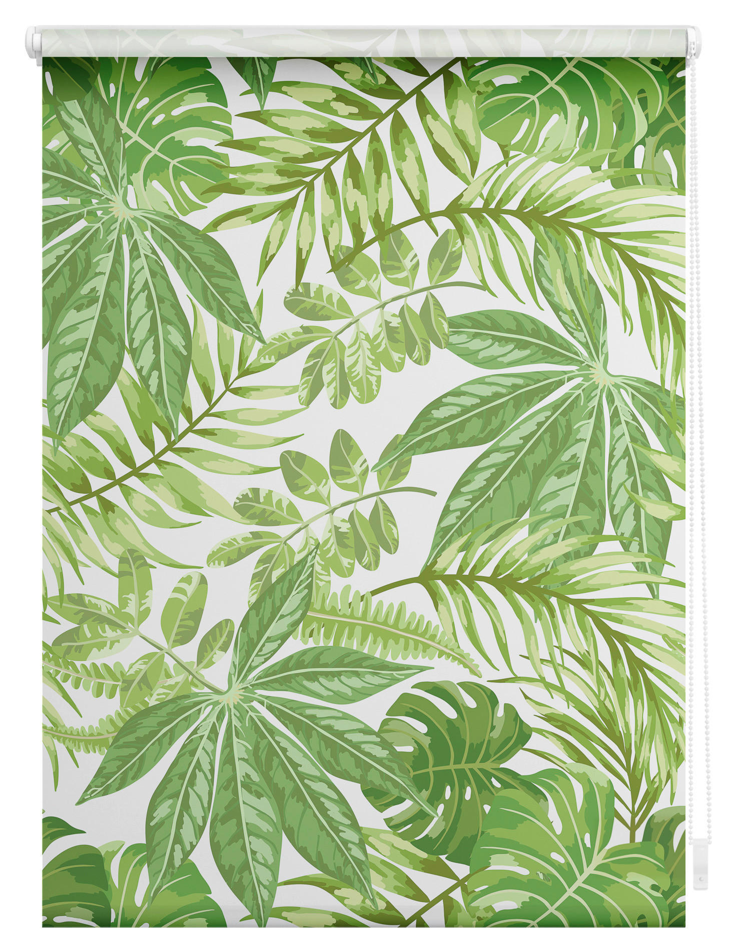 Thumbnail - LICHTBLICK Verdunkelungsrollo Blätter grün B/L: ca. 80x150 cm