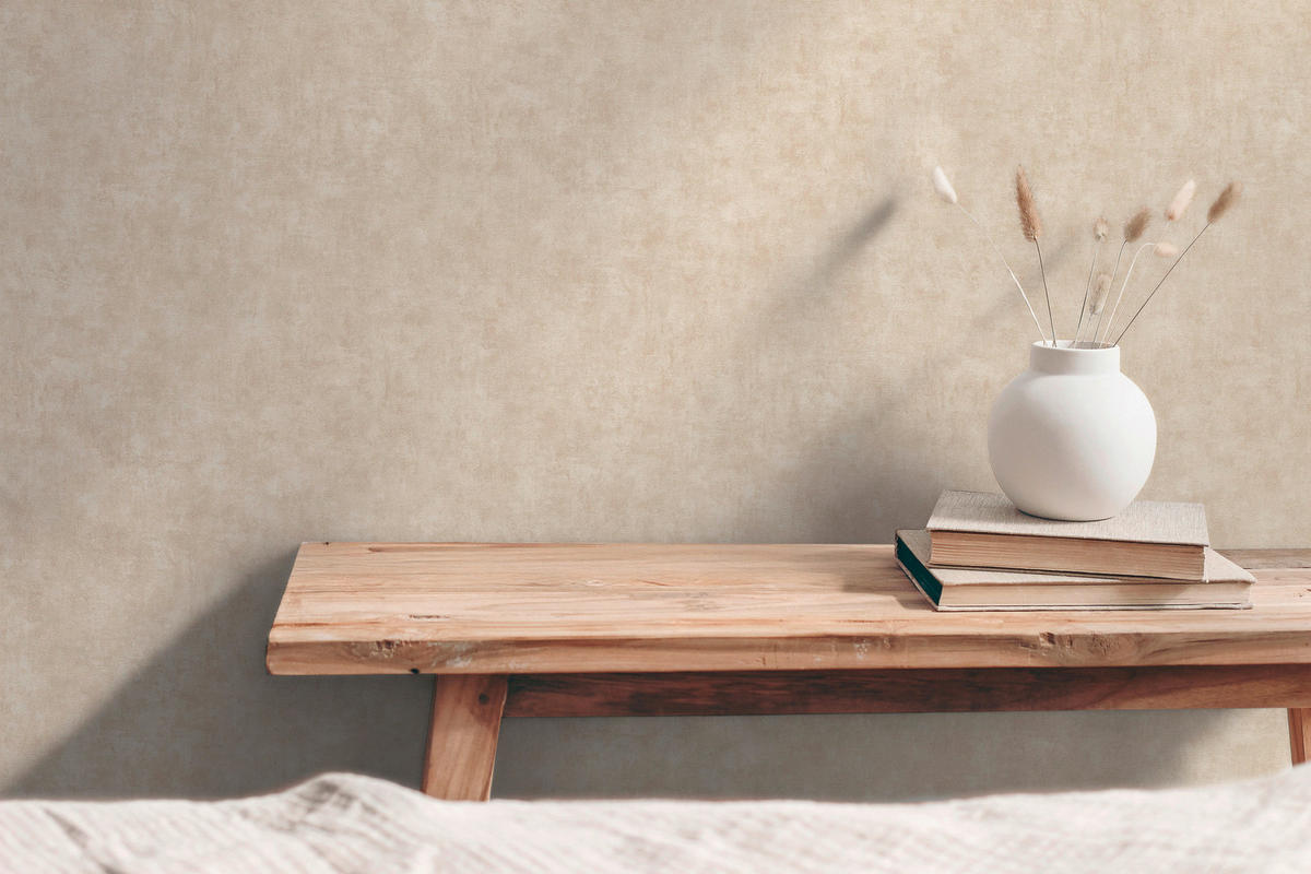 A.S.Creation Vliestapete creme B/H/D: ca. 53x1005x8,6 cm Vliestapete - creme (8,60/1005,00cm) - A.S.Creation