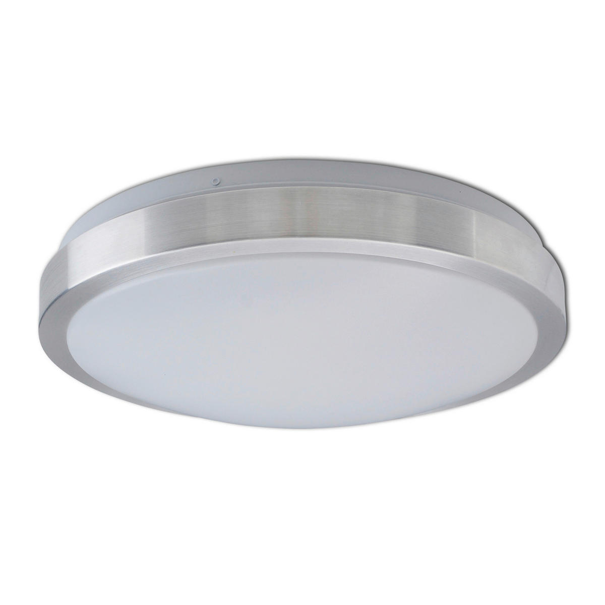 Näve Leuchten LED-Deckenleuchte silber Metall Kunststoff B/H/T/D: ca. 34x10x34x34 cm LONDON - silber (34,00/10,00/34,00cm) - Näve Leuchten
