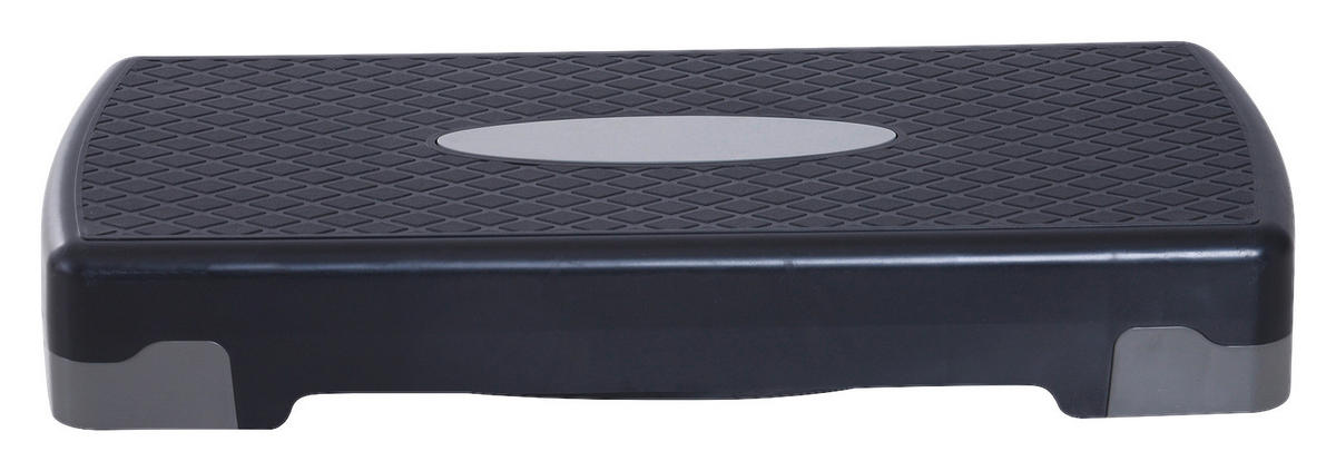 HOMCOM Steppbrett grauschwarz Kunststoff B/H/L: ca. 68x15x29 cm Steppbrett - grauschwarz (29,00/68,00/15,00cm) - HOMCOM